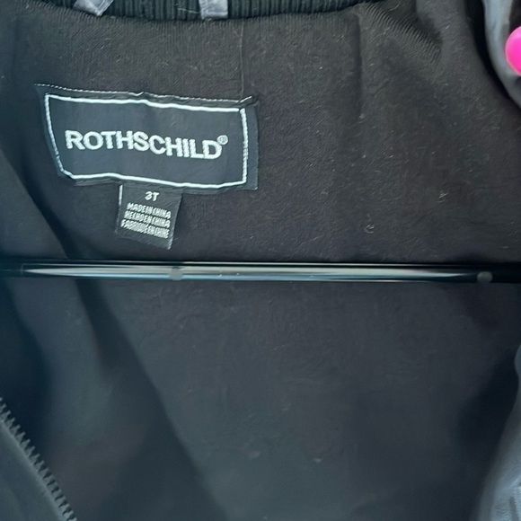 Rothschild Boy’s Gray and Black Winter Jacket NWT Size 3T NWT - Picture 2 of 6